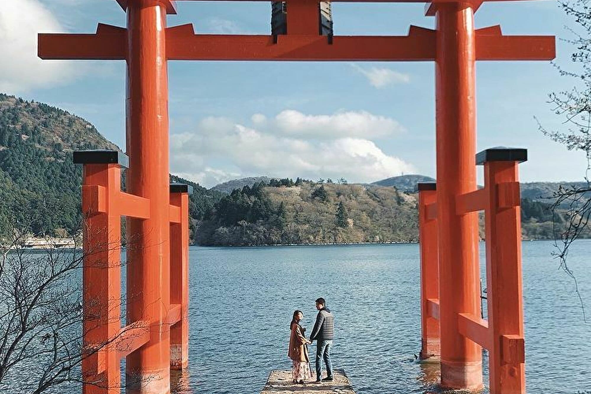 箱根神社へドライブデート